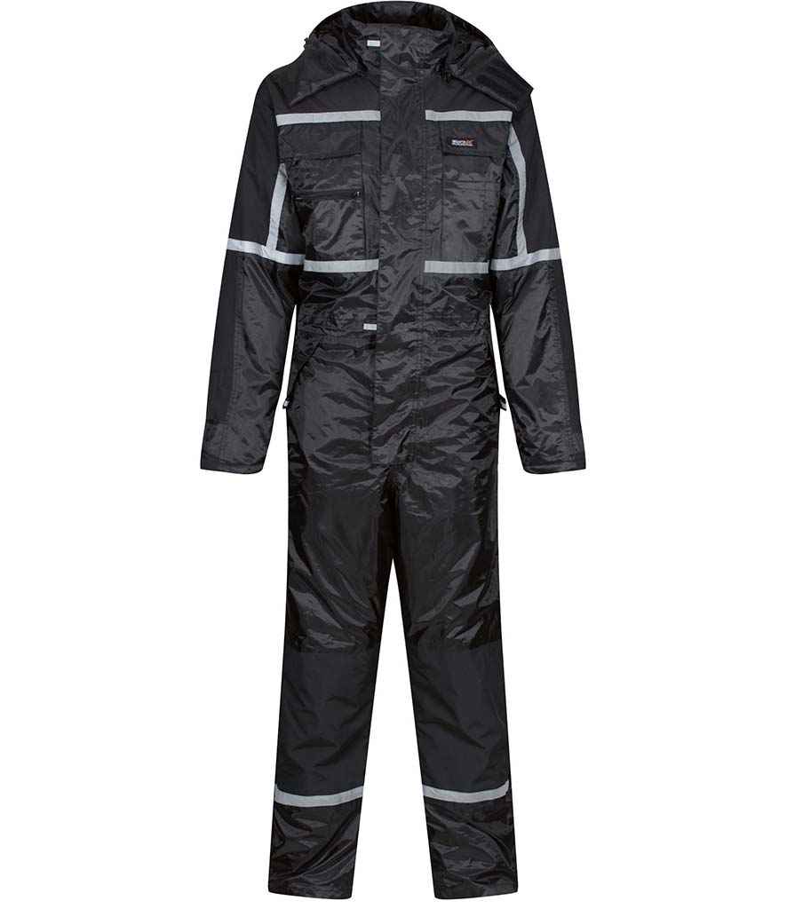 Regatta Pro Waterproof Insulated Coverall - Black
